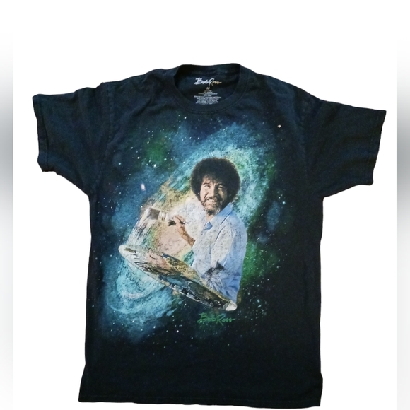 Bob Ross tee.  Mens medium. - Picture 2 of 5
